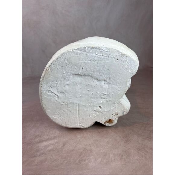 Vintage Large Chalkware Kitty Cat Piggy Coin Bank Persian Cat Kitschy Figurine - Picture 7 of 12